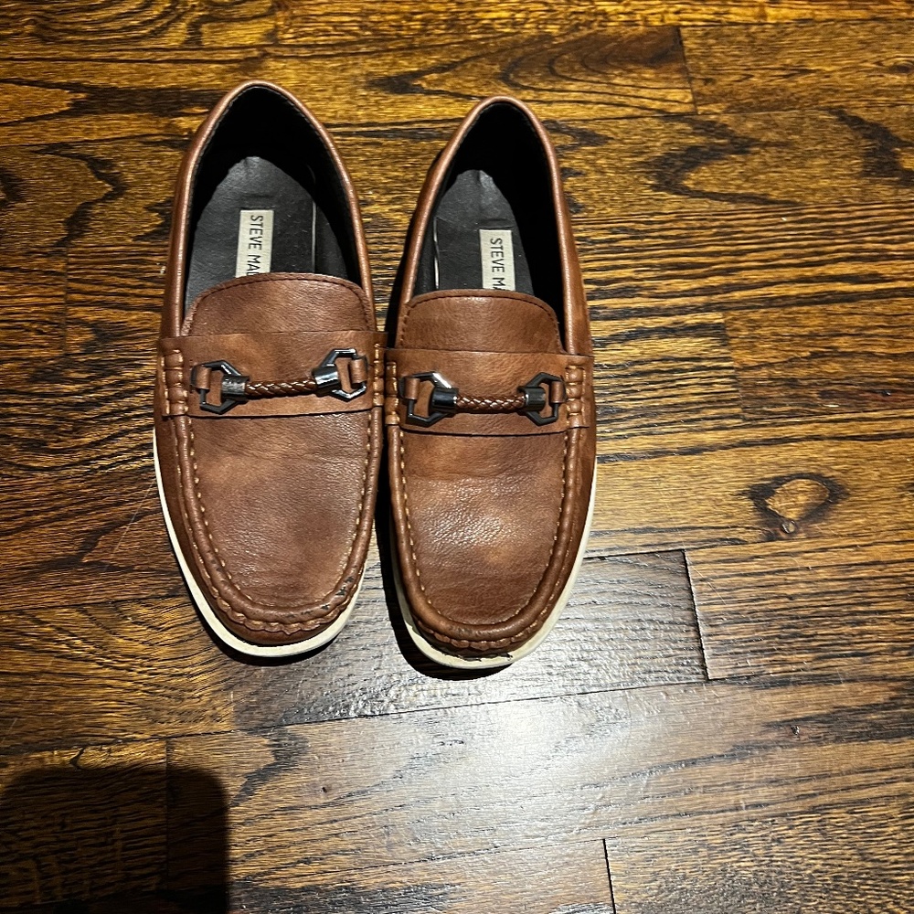 Brown Steve Madden loafers size 5